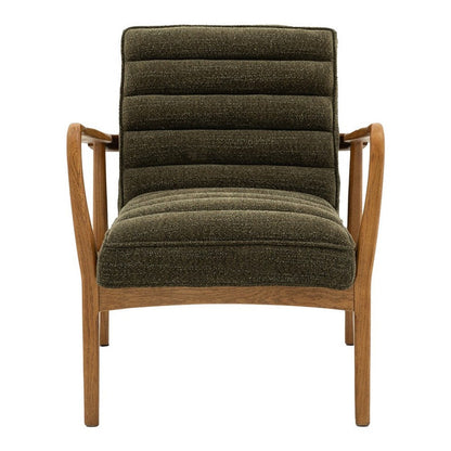 Datsun Armchair - Green Boucle