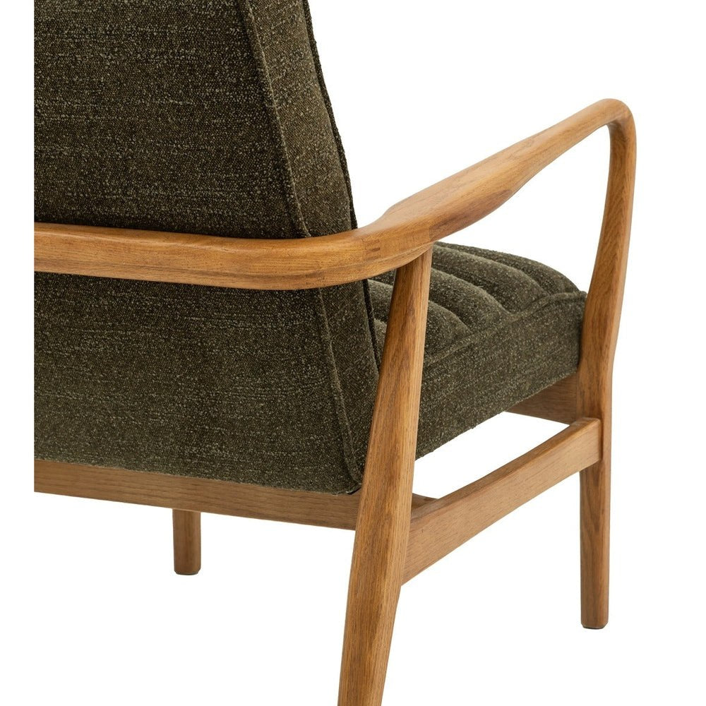 Datsun Armchair - Green Boucle