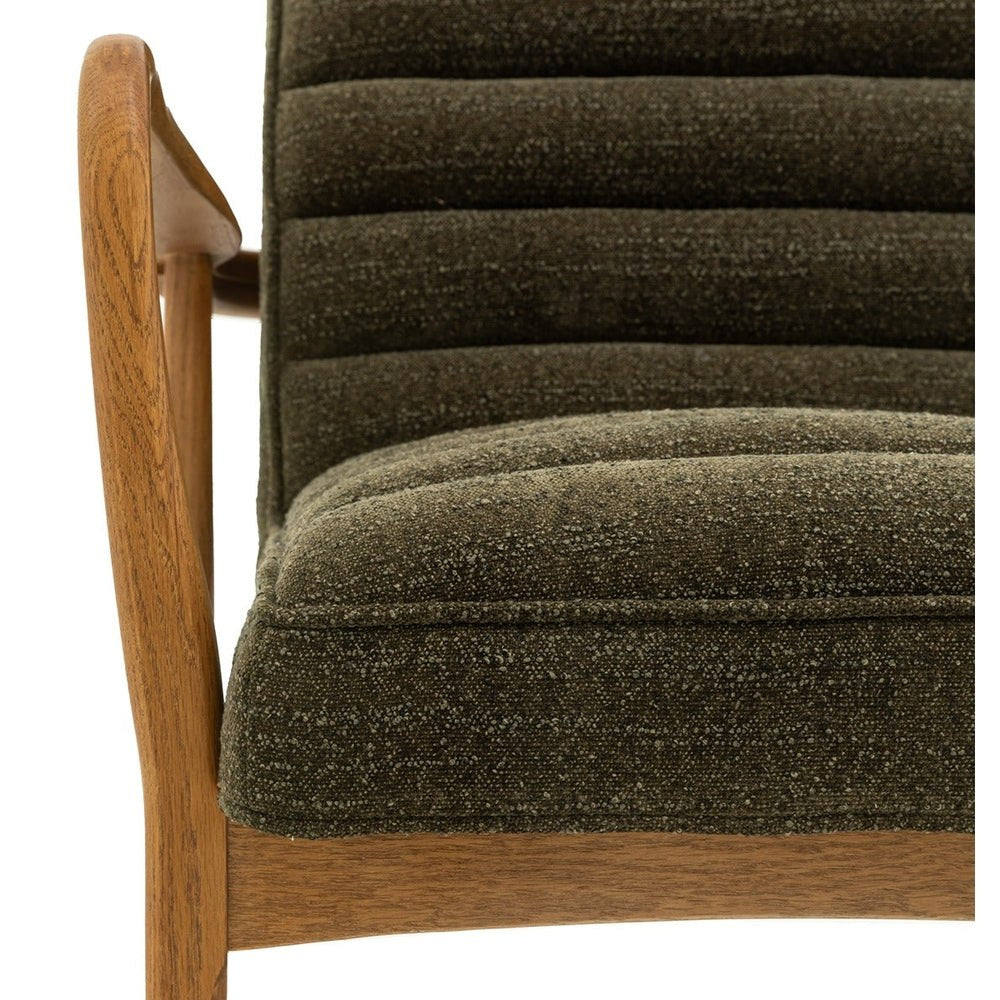 Datsun Armchair - Green Boucle