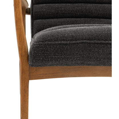 Datsun Armchair - Charcoal Boucle