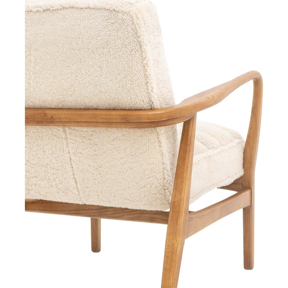 Datsun Armchair - Cream Sheepskin