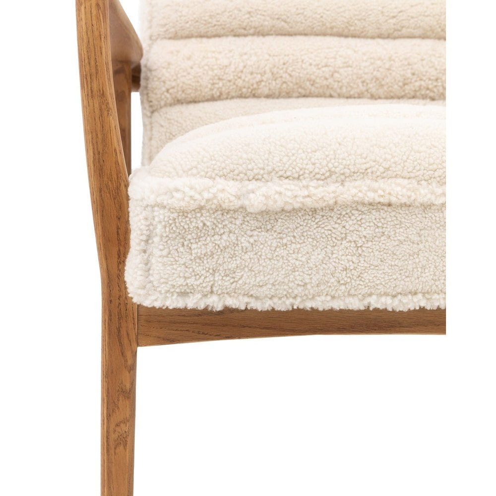 Datsun Armchair - Cream Sheepskin