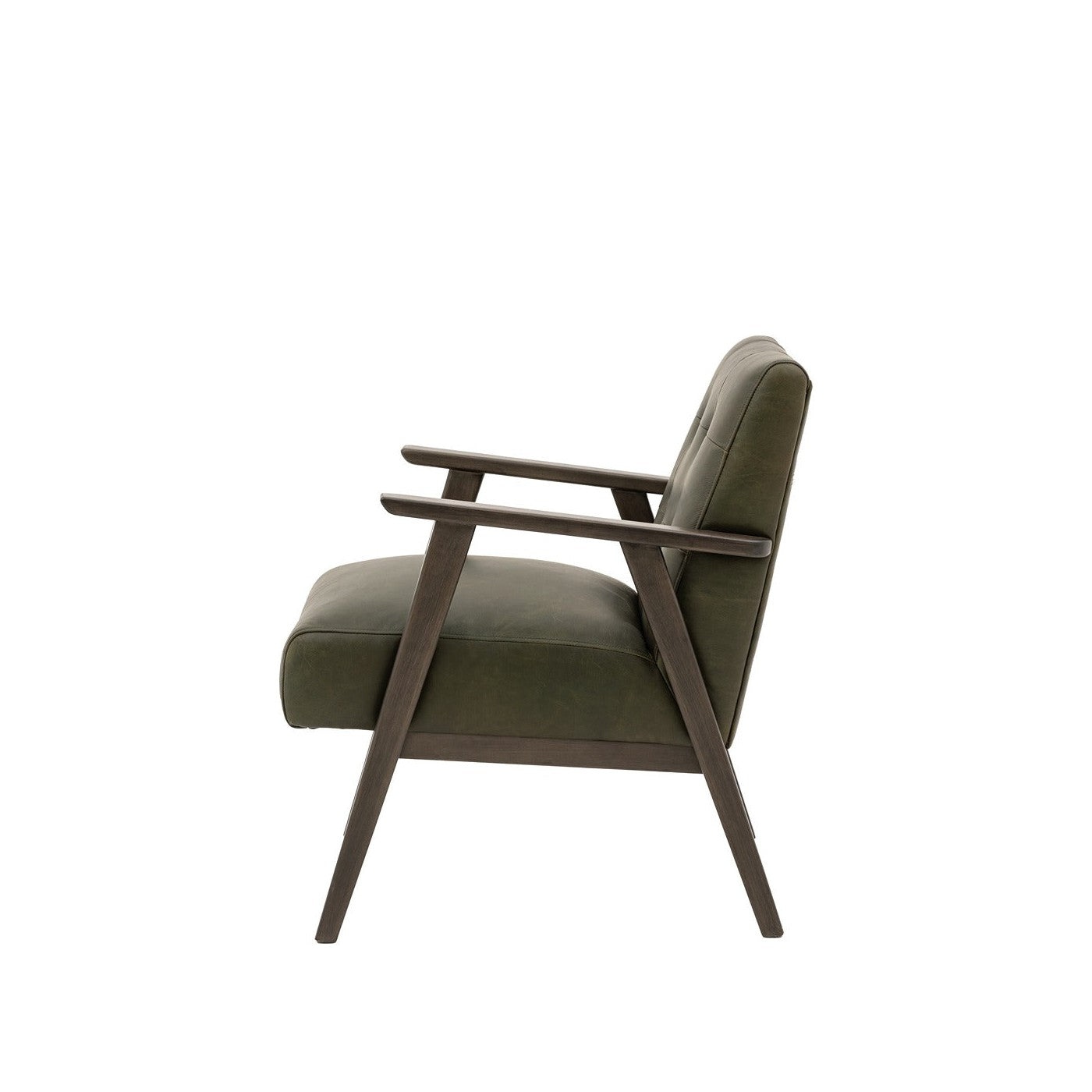 Hallcrest Armchair - Heritage Green Leather