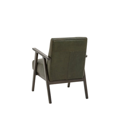 Hallcrest Armchair - Heritage Green Leather