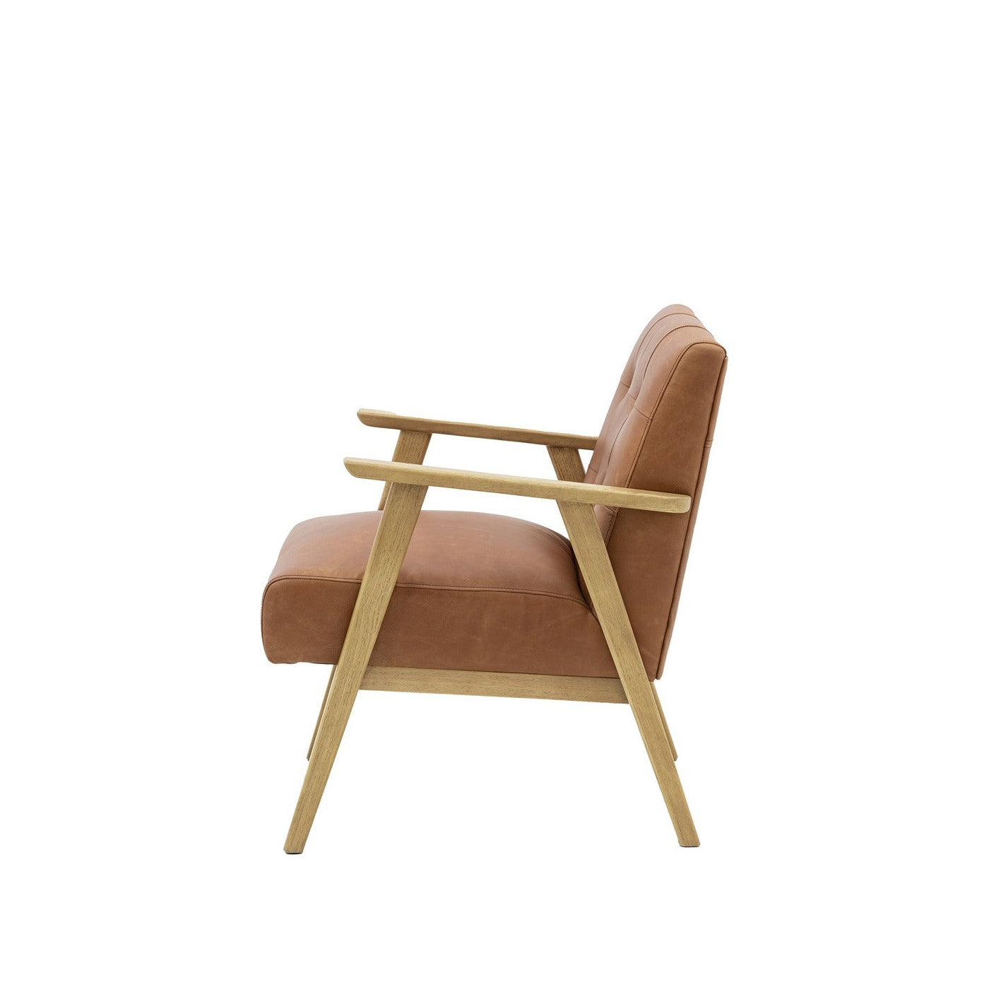 Hallcrest Armchair - Antique Brown Leather