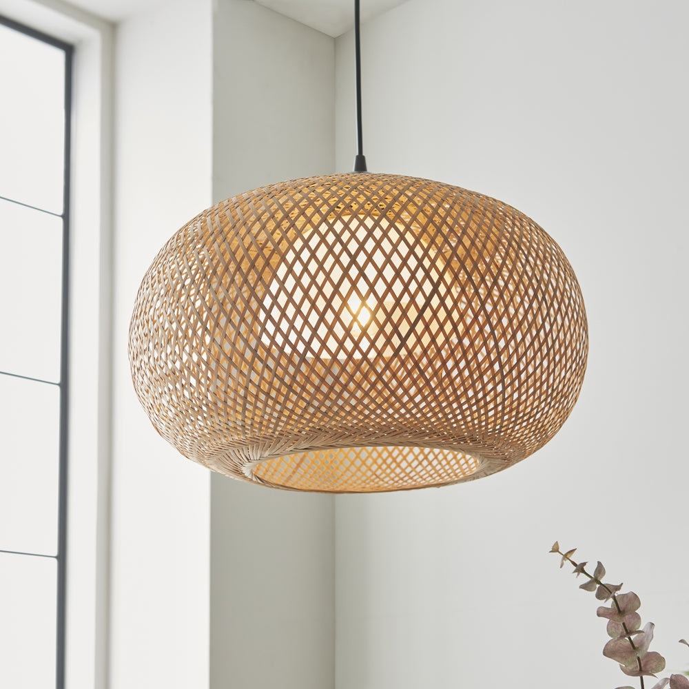 Bayley 1 Globe Pendant Light - Natural