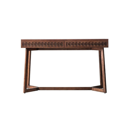 Boho Retreat 2 Drawer Desk - Brown