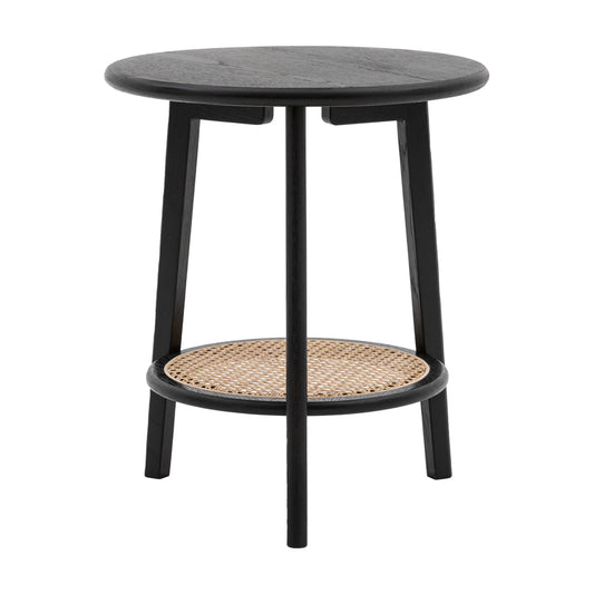 Sawyer Bedside Table - Black & Natural