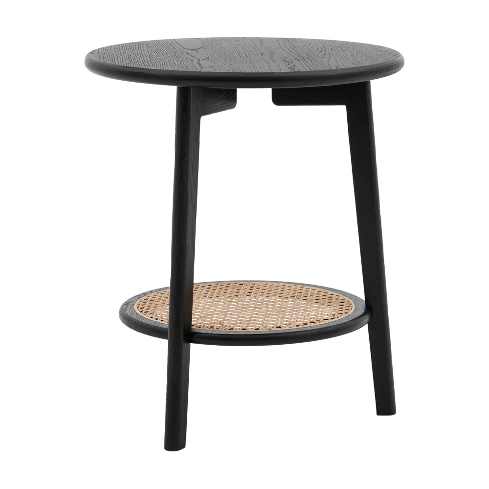 Sawyer Bedside Table - Black & Natural