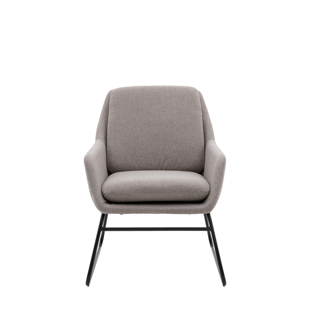 Fenton Accent Chair in Light Grey