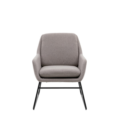 Fenton Accent Chair in Light Grey