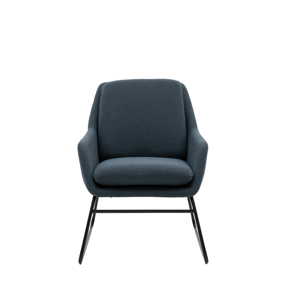 Fenton Accent Chair in Midnight Blue
