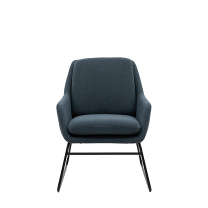 Fenton Accent Chair in Midnight Blue