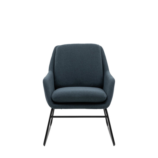 Fenton Accent Chair in Midnight Blue