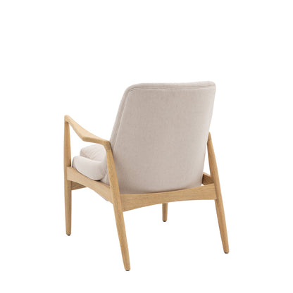 Carra Armchair in Natural Linen