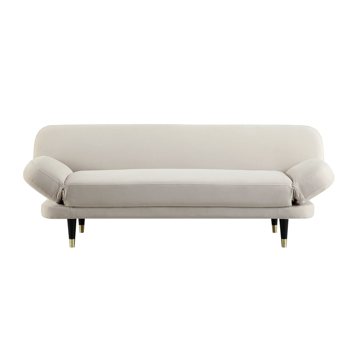 Solna 2-Seater Sofa Bed, Champagne Velvet