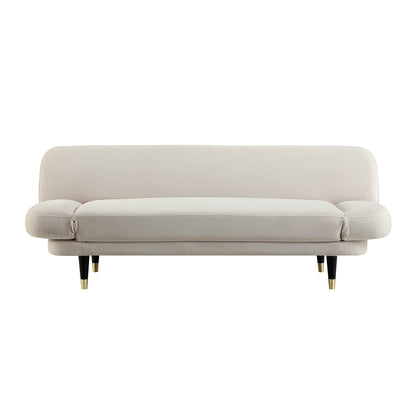Solna 2-Seater Sofa Bed, Champagne Velvet