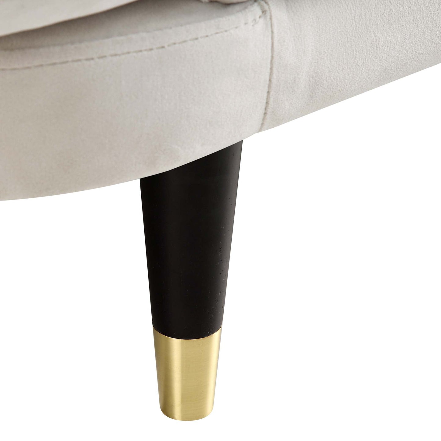 Solna 2-Seater Sofa Bed, Champagne Velvet