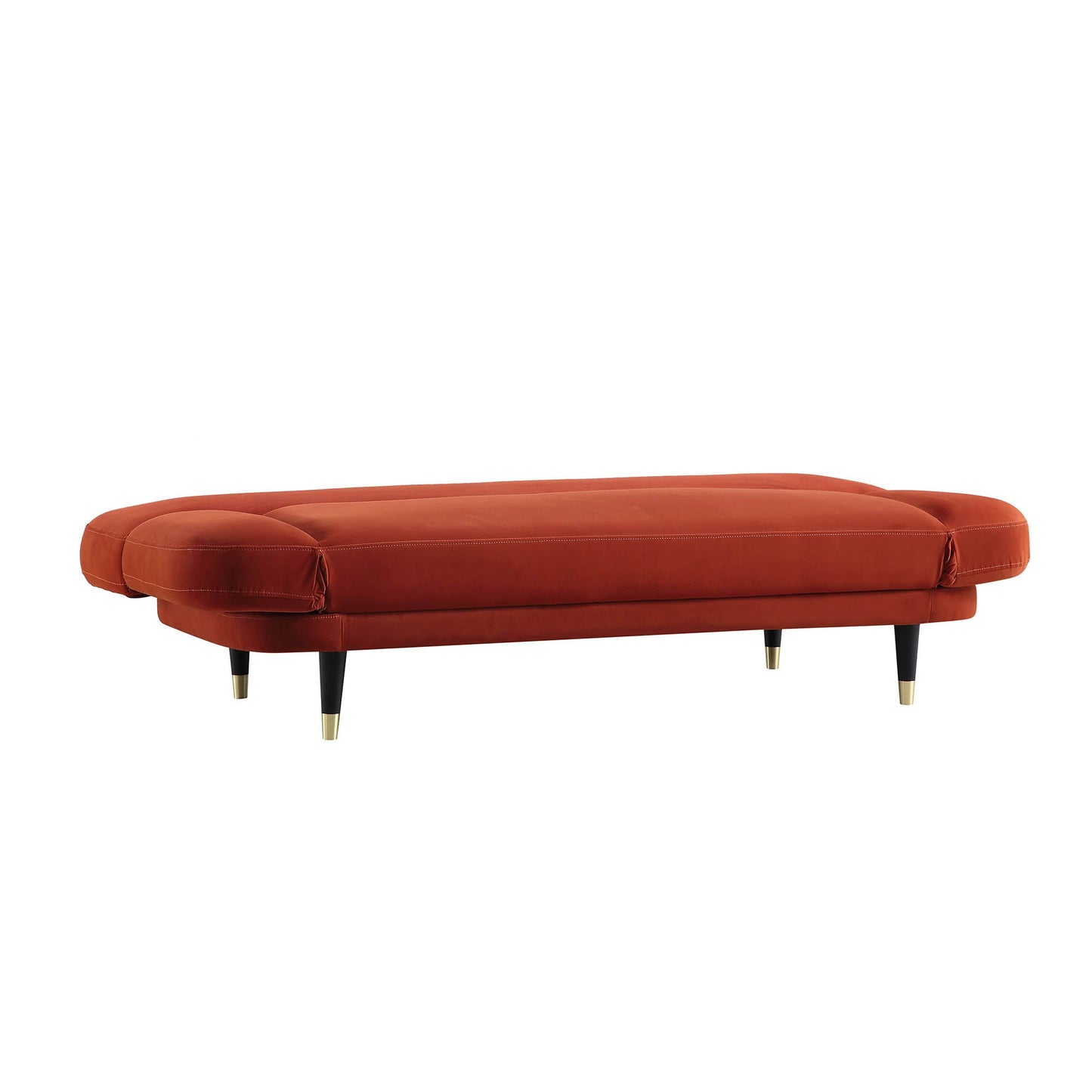 Solna 2-Seater Sofa Bed, Rust Velvet