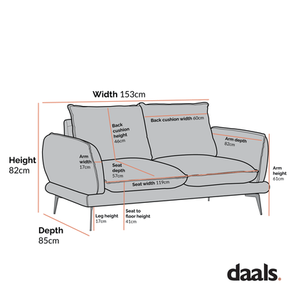 Obriel Forest Green Velvet Sofa, 2-Seater