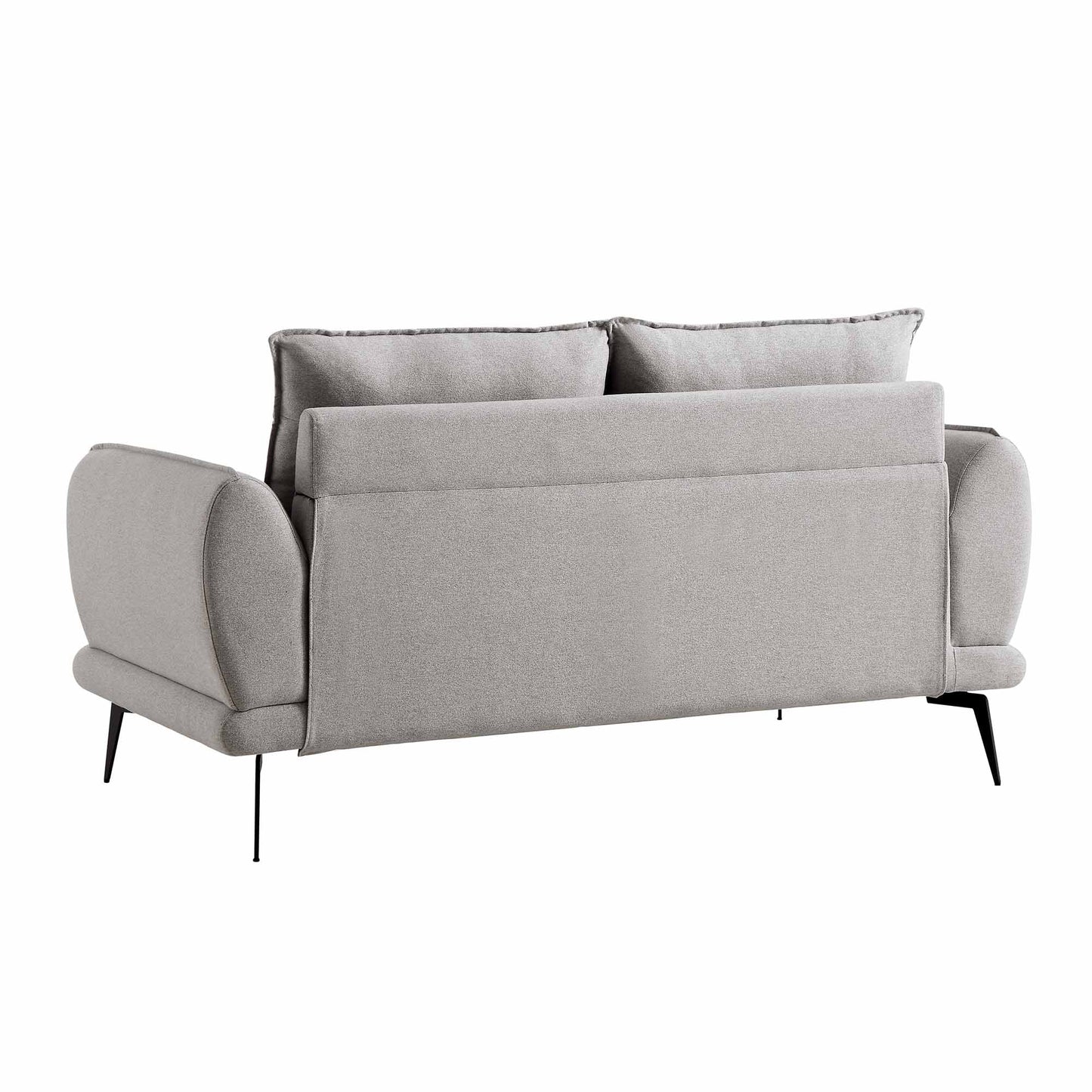 Obriel Grey Marl Fabric Sofa, 2-Seater