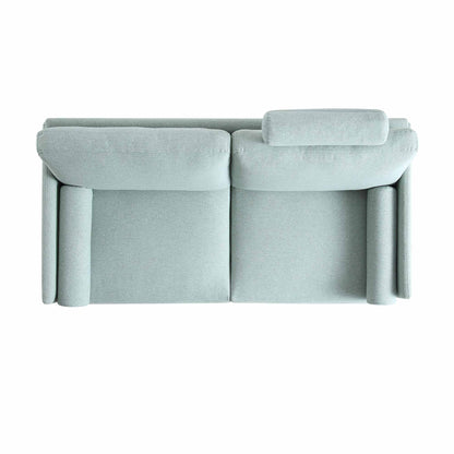 Timber Sage Green Fabric Sofa, 2-Seater