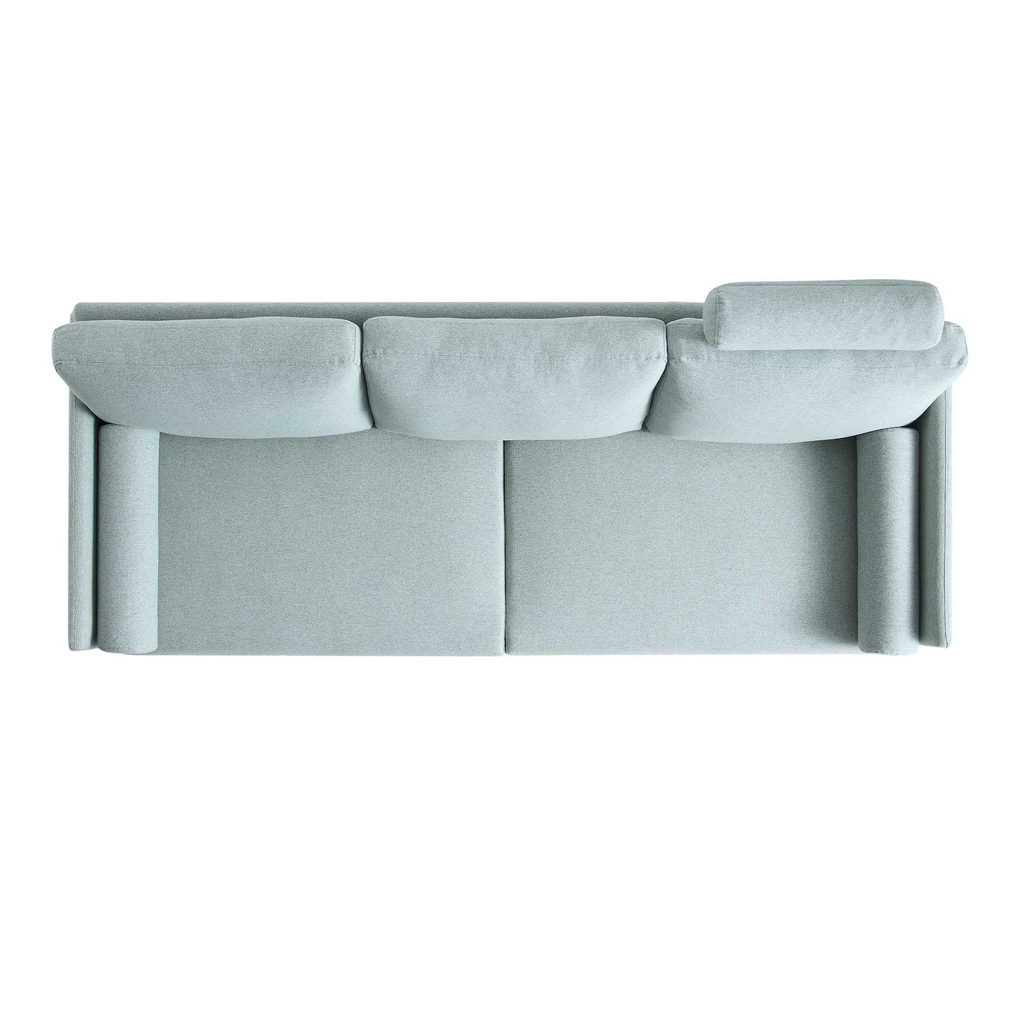 Timber Sage Green Fabric Sofa, 3-Seater