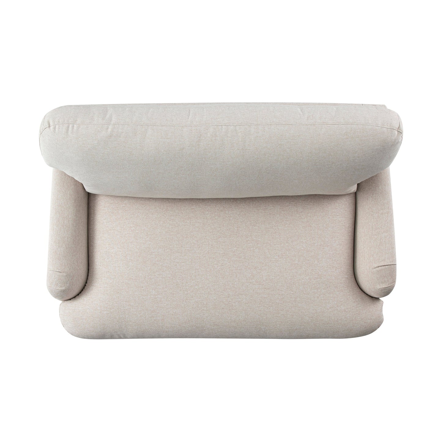 Daphnis Oatmeal Fabric Sofa Bed, Loveseat