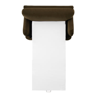 Daphnis Seaweed Velvet Sofa Bed, Loveseat