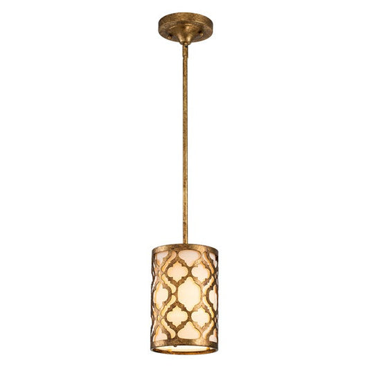 Arabella 1 Light Pendant Light - Distressed Gold