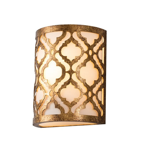 Arabella 1 Light Wall Light - Distressed Gold