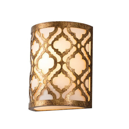 Arabella 1 Light Wall Light - Distressed Gold