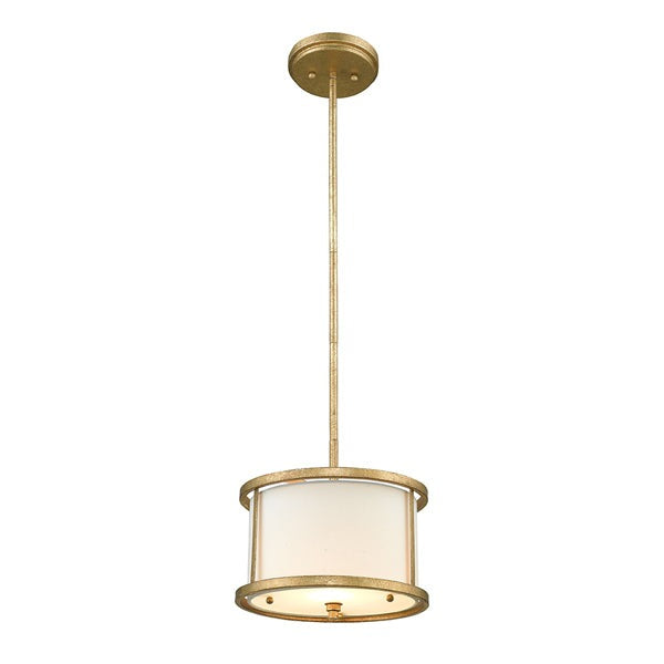 Lemuria 1 Light Pendant Light - Distressed Gold