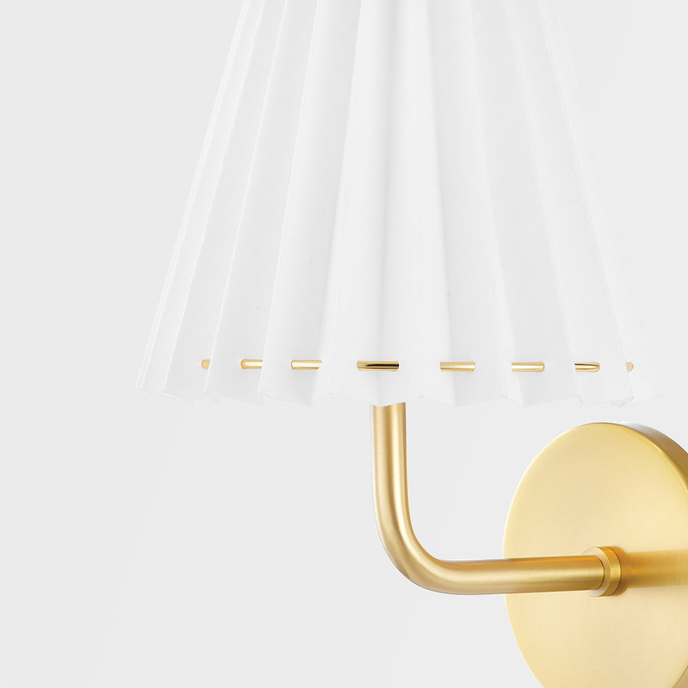 Demi 1 Light Wall Sconce - Aged Brass