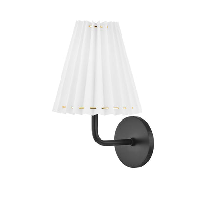 Demi 1 Light Wall Sconce - Soft Black