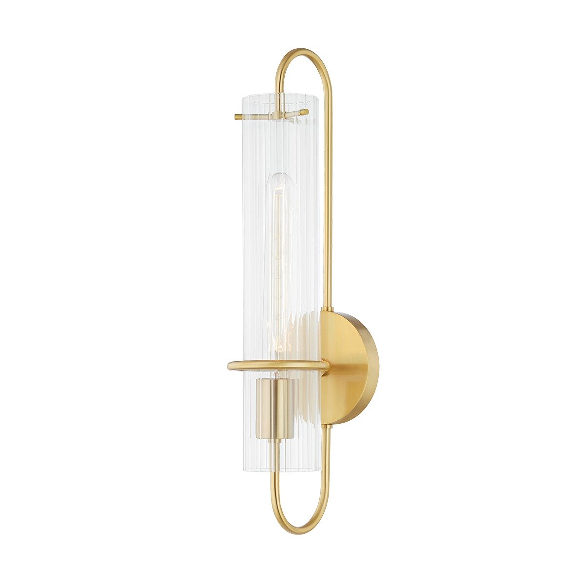 Beck 1 Light Wall Sconce - Aged Brass