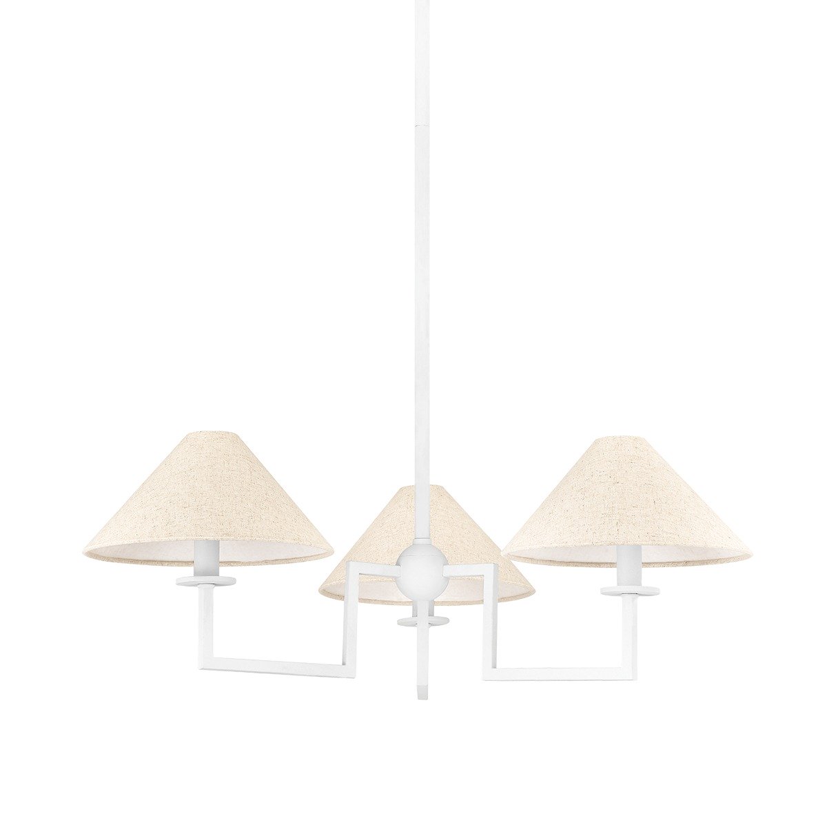 Gladwyne 6 Light Chandelier - Textured White