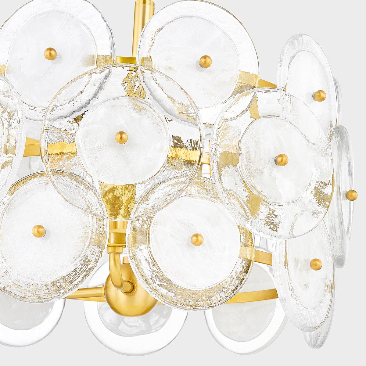 Zoella 3 Light Pendant Light - Aged Brass