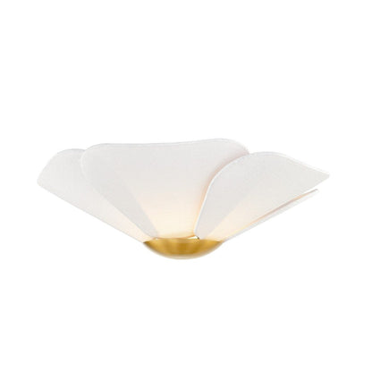 Madeline 1 Light Flush Mount - Aged Brass