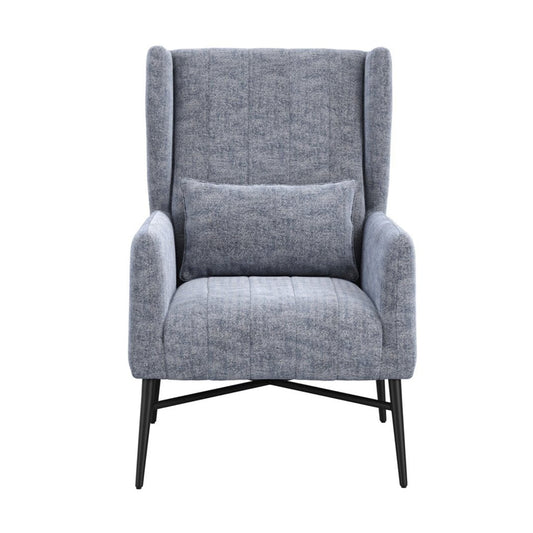 Marlow Herringbone Chair - Navy