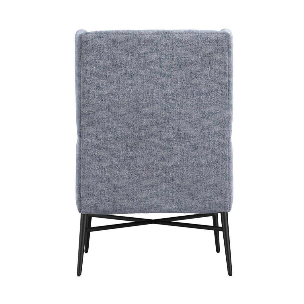 Marlow Herringbone Chair - Navy