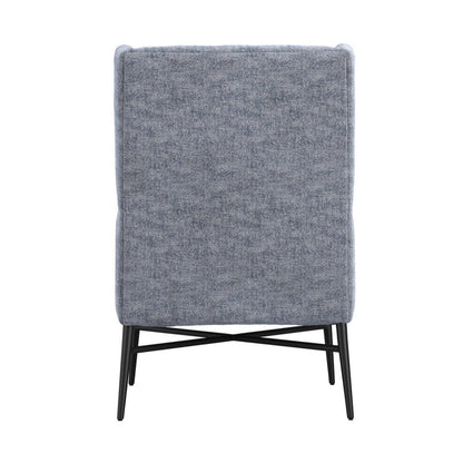 Marlow Herringbone Chair - Navy