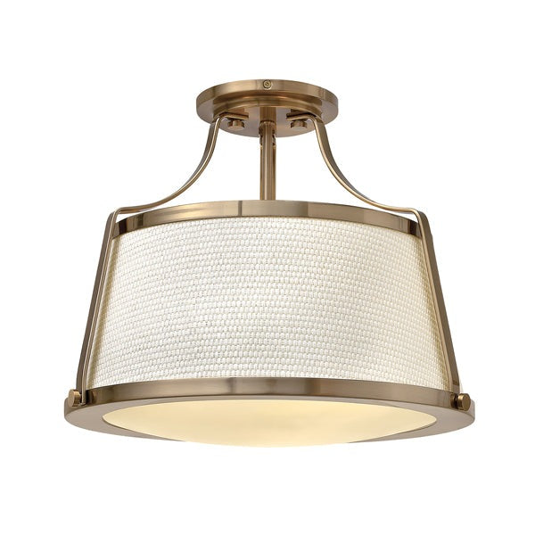 Charlotte 3 Light Ceiling Light - Brushed Caramel