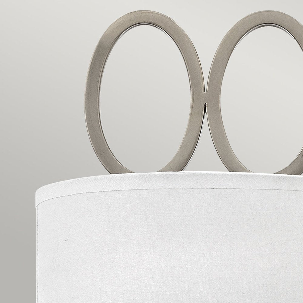 Hinkley Jules 2 Light Wall Light - Brushed Nickel