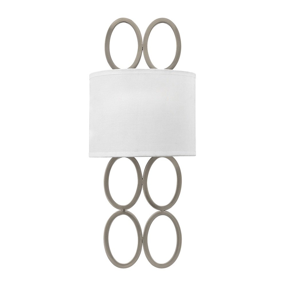 Hinkley Jules 2 Light Wall Light - Brushed Nickel