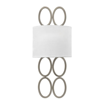 Hinkley Jules 2 Light Wall Light - Brushed Nickel