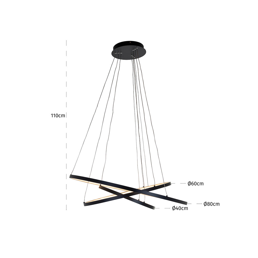 Amira Hanging Lamp - Black