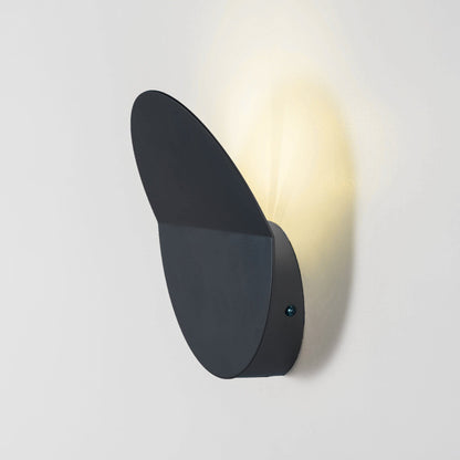 Round Diffused Wall Light - Charcoal