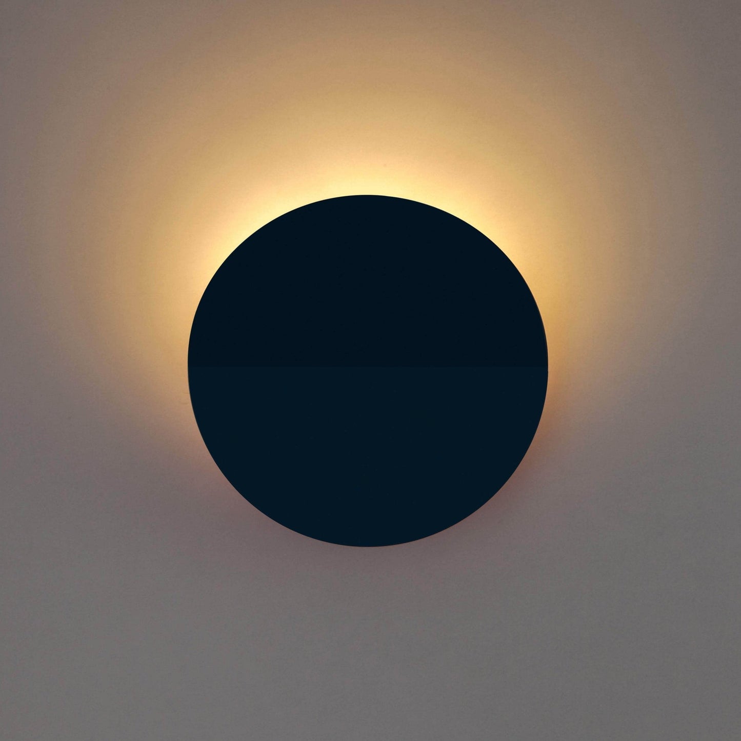 Round Diffused Wall Light - Charcoal