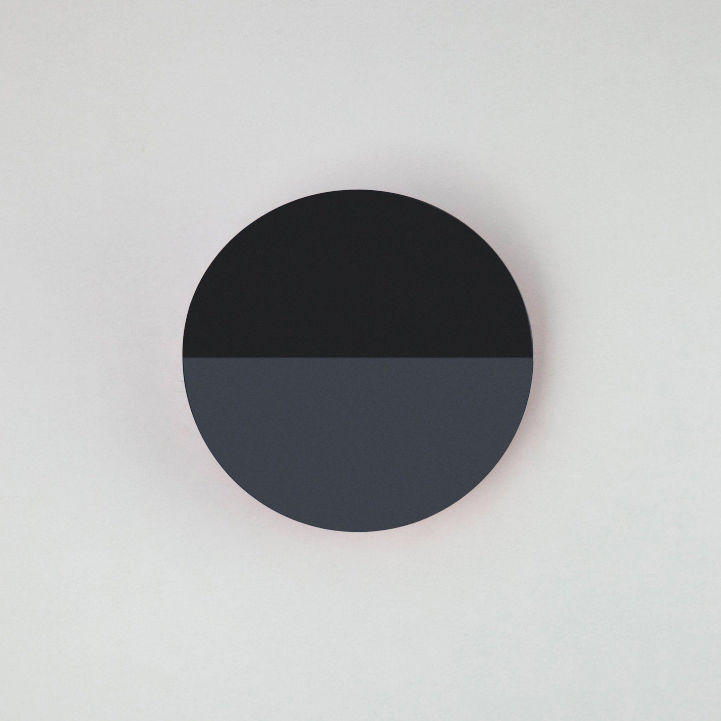 Round Diffused Wall Light - Charcoal